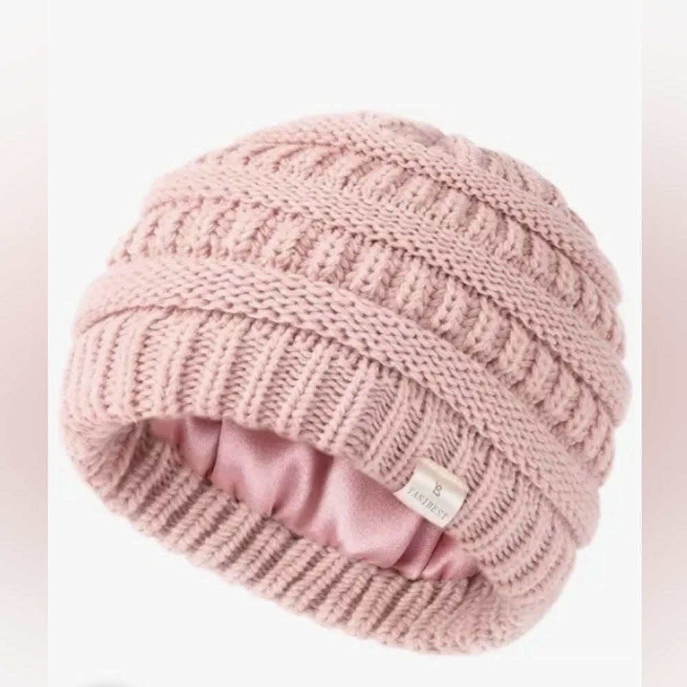 YANIBEST Toddler Winter Hat Satin Lined Baby Beanie Infant Skull Cap Knit Warm